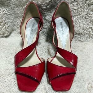 Emporio Armani Red Heels